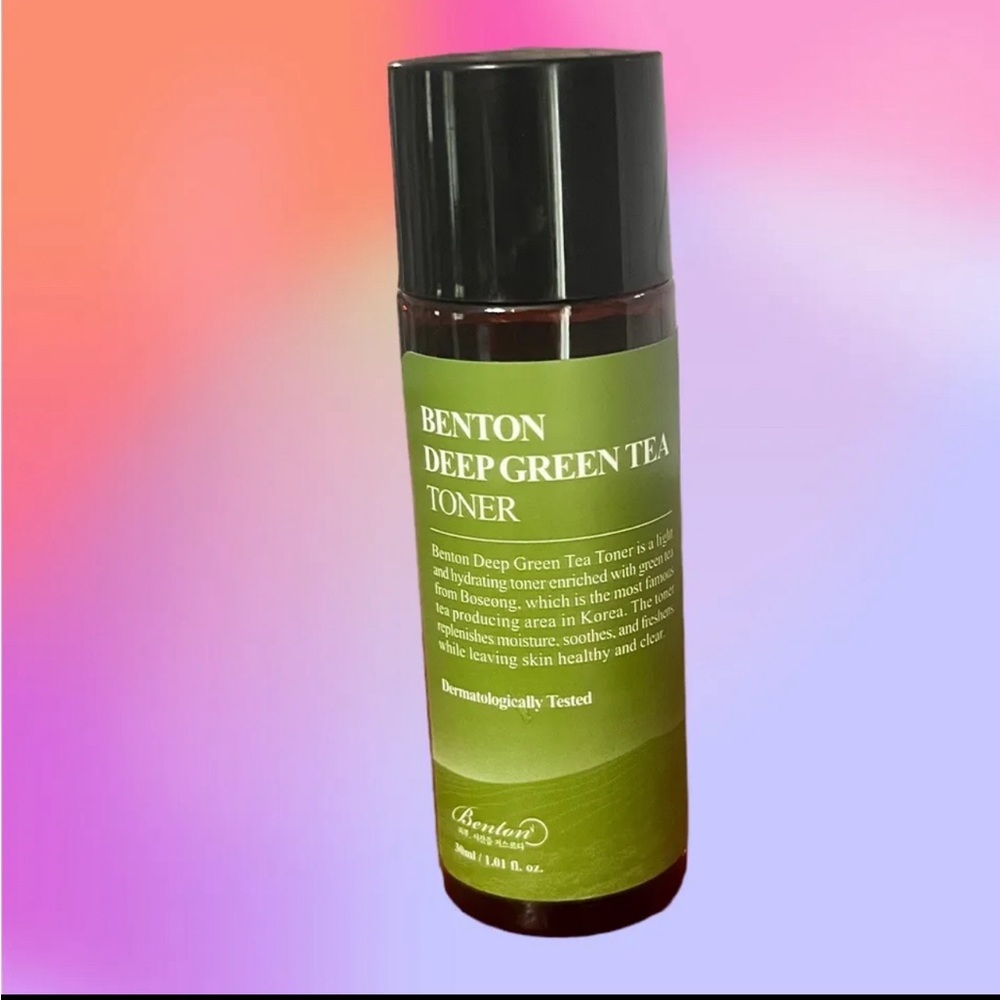 Benton Deep Green Tea Toner 1.01 fl Oz 30ml Deluxe Sample New